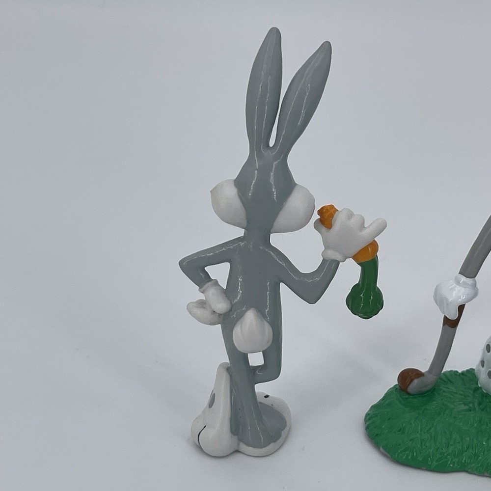 Vintage Looney Tunes Bugs Bunny Golfer PVC Wile E. Coyote Golfer 1994 Applause - Picture 5 of 8